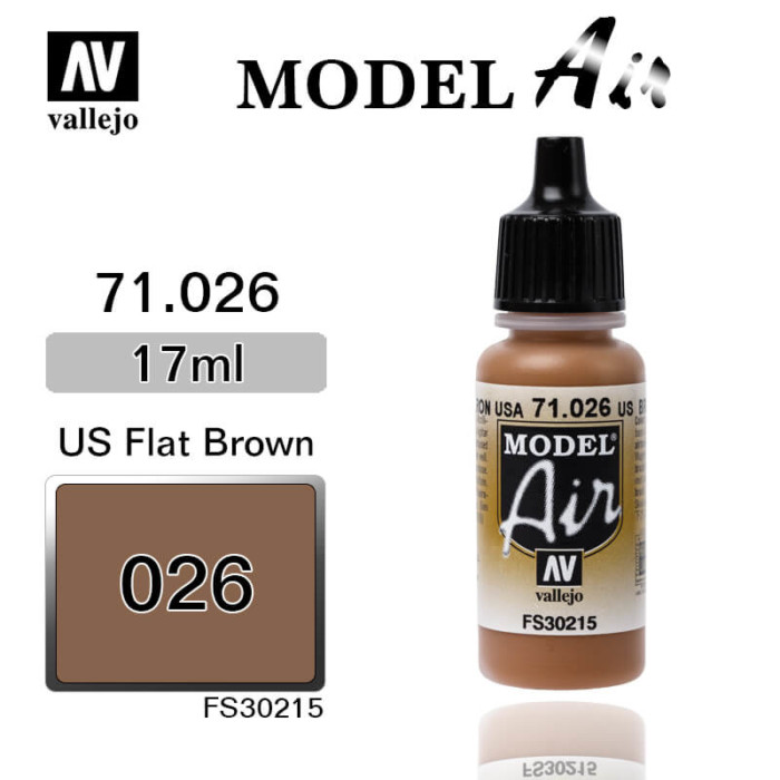 VALLEJO MODEL AIR 71.026 US FLAT BROWN