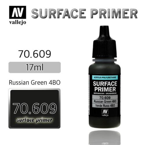 VALLEJO PRIMER 70.609 RUSSIAN GREEN 4BO 17ml