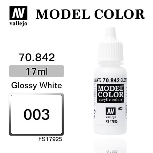 VALLEJO MODEL COLOR 70.842 GLOSS WHITE