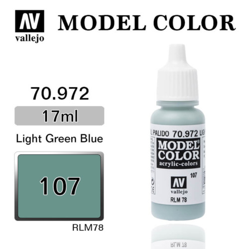 VALLEJO MODEL COLOR 70.972 LIGHT GREEN BLUE