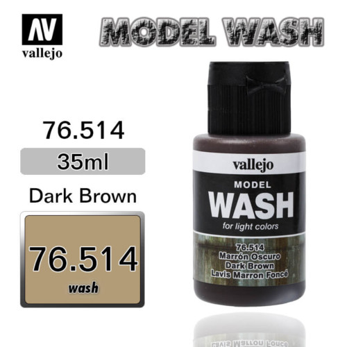 Vallejo Wash 76.514 DARK BROWN