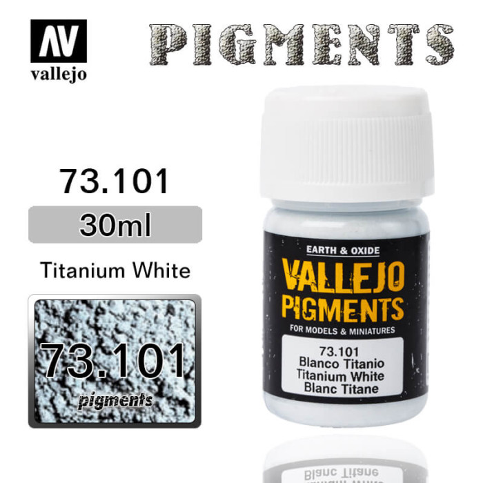 Vallejo Pigment 73.101 TITANIUM WHITE