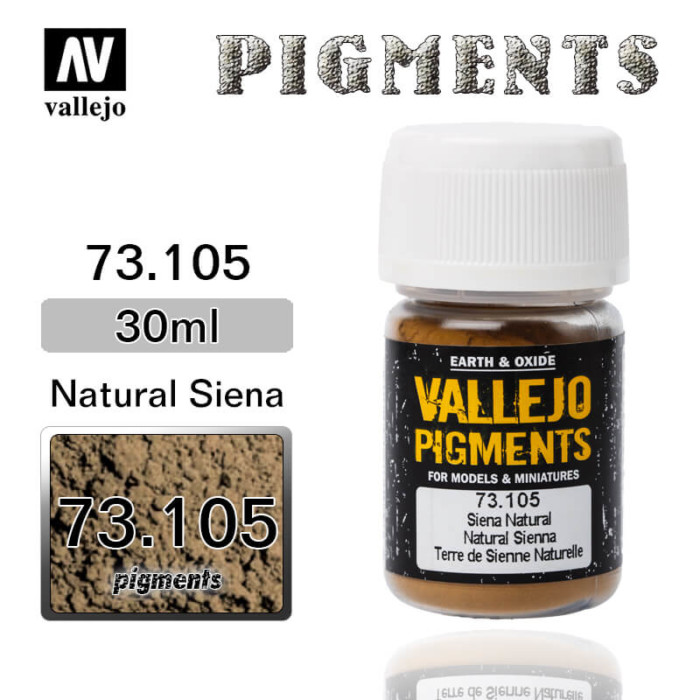 Vallejo Pigment 73.105 NATURAL SIENA
