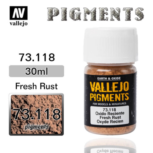 Vallejo Pigment 73.118 FRESH RUST