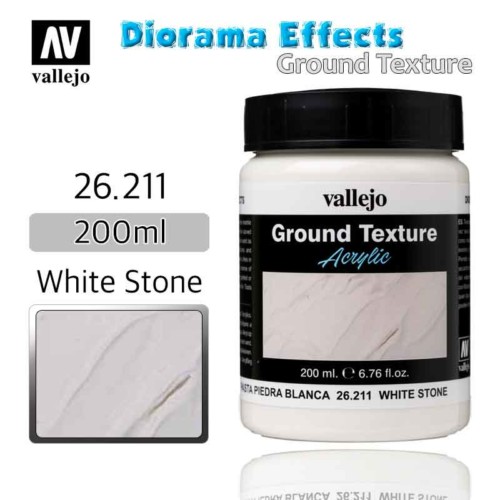 Vallejo Ακρυλική Πάστα Έδαφος 26211 200ml White Stone Texture