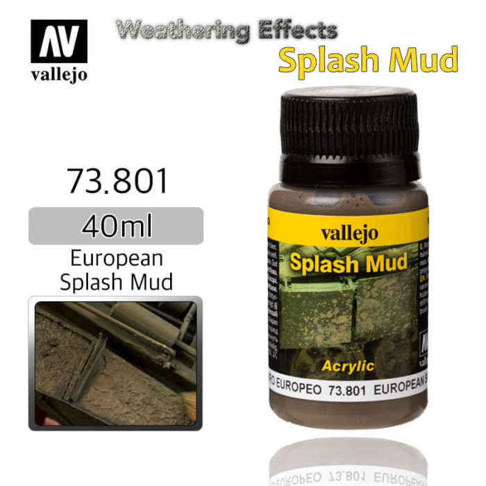 Vallejo 73801 European Splash Mud Weathering Effects