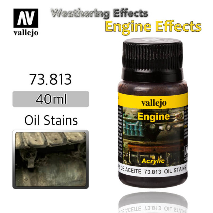 Vallejo 73813 Oil Stains Engine Weathering Effects
