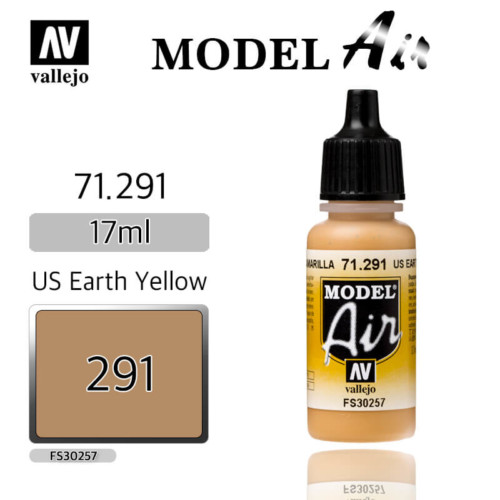 VALLEJO MODEL AIR 71.291 US EARTH YELLOW