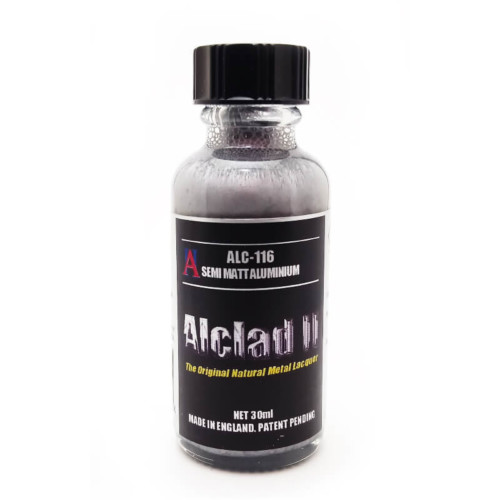 Alclad2 30ml Semi Matt Aluminium Μεταλλικό χρώμα Lacquer ALC-116