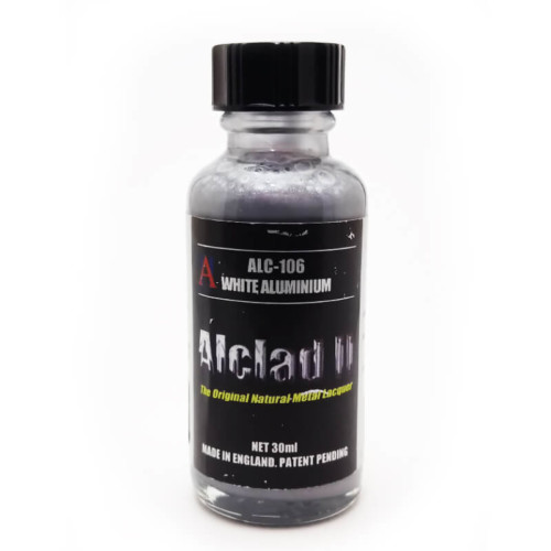 Alclad2 30ml White Aluminium Μεταλλικό χρώμα Lacquer ALC-106