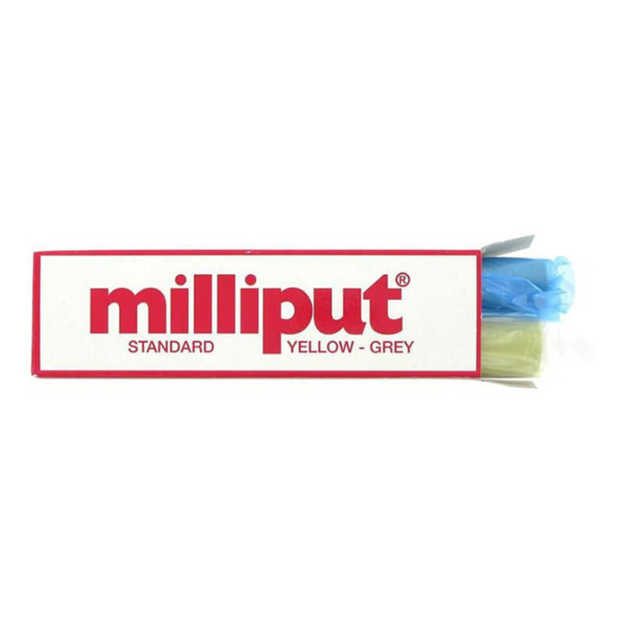 Milliput Standart 490 Εποξικος Στοκος Μοντελισμου (Yellow-Grey) 4oz (113.4gr)