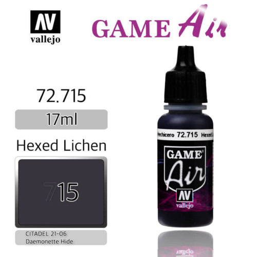 VALLEJO GAME AIR 72.715 HEXED LICHED
