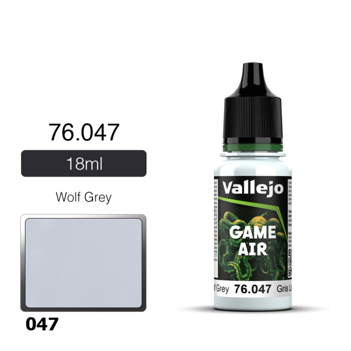 Vallejo Game Air 76047 Wolf Grey 18ml