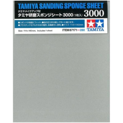 Tamiya 87171 Sanding Sponge Sheet 3000