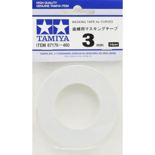 Tamiya 87178 Masking Tape Curve 3mm