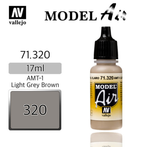 VALLEJO MODEL AIR 71.320 AMT-1 LIGHT GREYISH BROWN