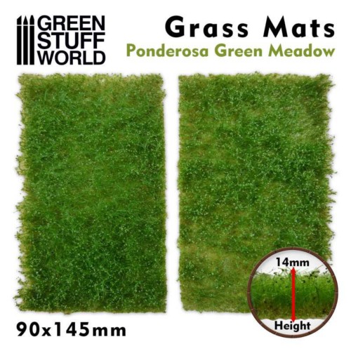 Grass Mat Cut-outs - Γρασίδι Χαλί Ponderosa Πράσινο λιβάδι