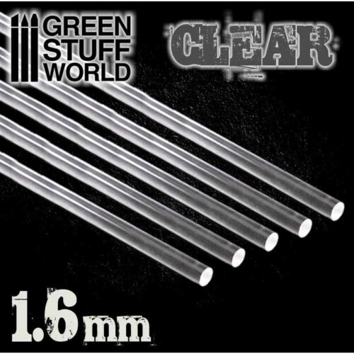 Green Stuff World - Acrylic Rod 1.6mm Clear - 9856