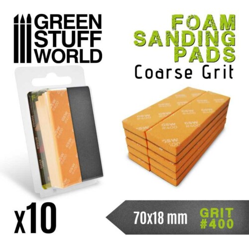 Green Stuff World 10770 - Γυαλόχαρτα σφουγγάρι - Grit #400 Orange