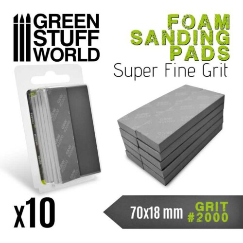 Green Stuff World 10774 - Γυαλόχαρτα σφουγγάρι - Grit #2000 Grey