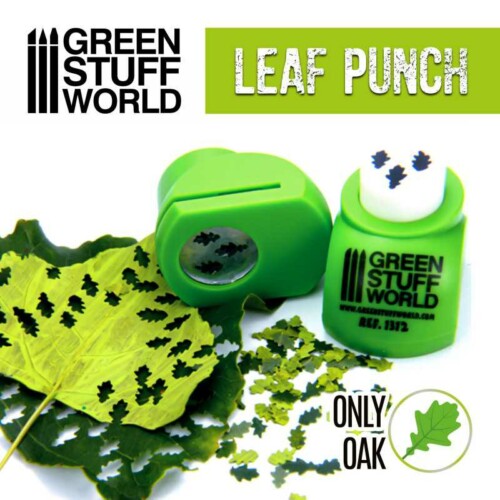 Green Stuff World 1312 - Miniature Leaf Punch Light Green
