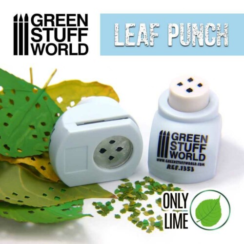 Green Stuff World 1353 - Miniature Leaf Punch Light Blue