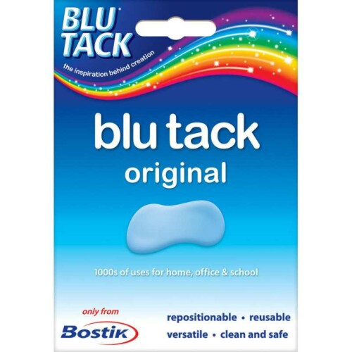 Blu Tack Original Αυτοκόλλητη Κόλλα Τσίχλα Μασκαρίσματος