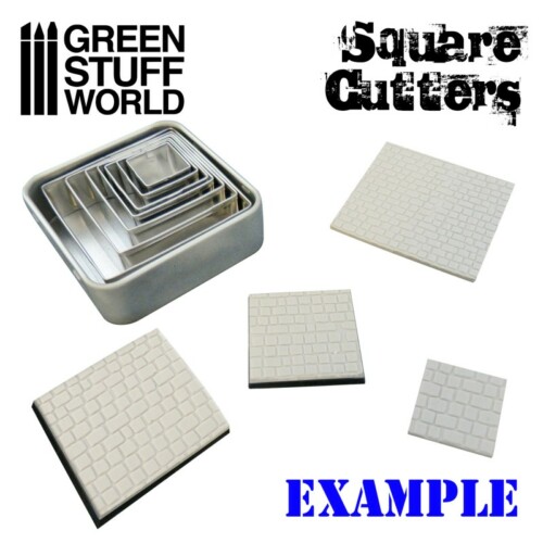 Green Stuff World 2018 - Square Base Cutters