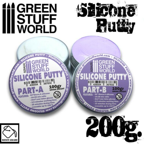 Green Stuff World 9284 - Violet Silicone Putty 200gr