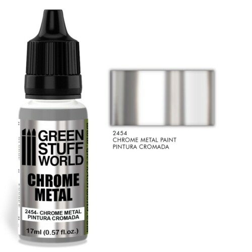 Green Stuff World 2454 - Chrome Paint 17ml