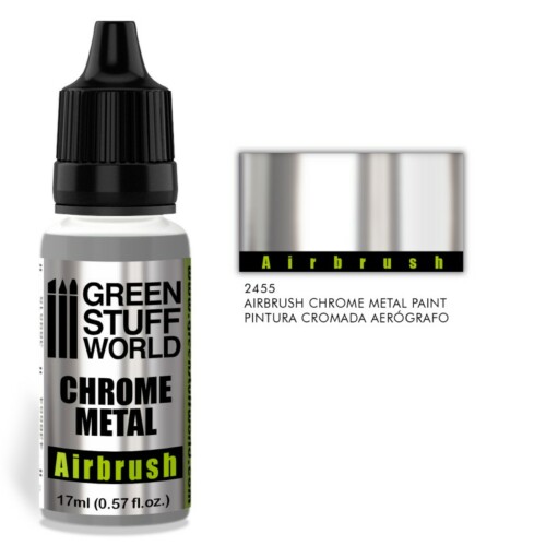 Green Stuff World 2455 - Airbrush Chrome Paint 17ml