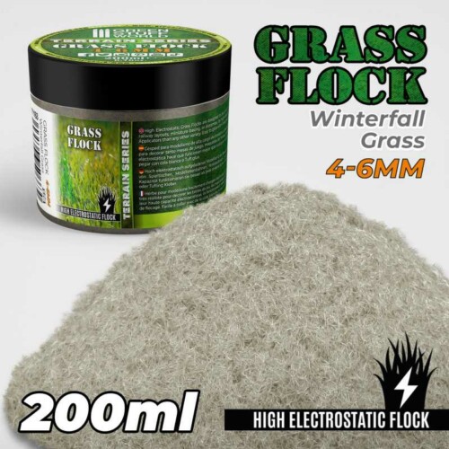 Green Stuff World 11163 - Static Grass Flock 6mm - Winterfall Grass 200ml
