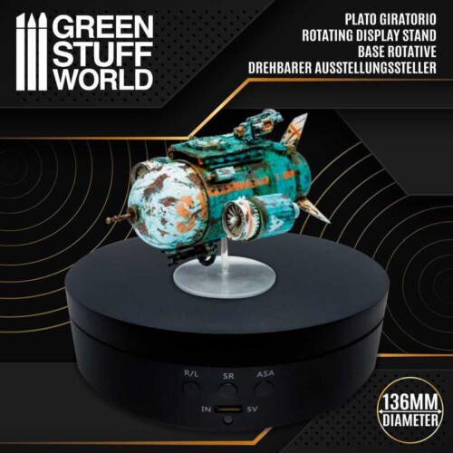 Green Stuff World 2360 - Rotating Display Stand 136mm - Περιστρεφόμενη βάση