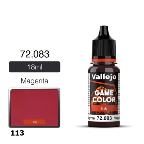 Vallejo Game Ink 72083 Magnta 18ml